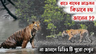 এখানে দিনের চেয়ে রাতে বাঘের উপদ্রপ নাকি বেশি ,tigers are more dangerous at night than during the day