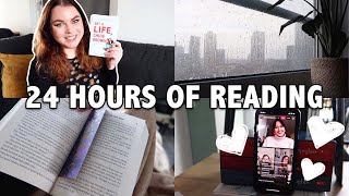 24 Hour Readathon Vlog // 24 hours of reading for the #BasicallyReadathon ✨