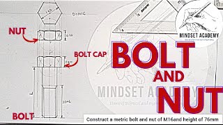 HOW TO CONSTRUCT METRIC BOLT AND NUT. #FASTENERS