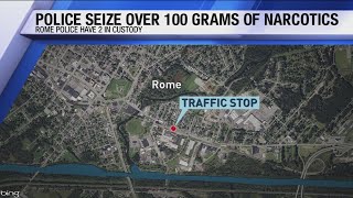 Narcotics Seized in Rome Traffic Stop