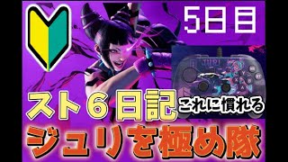 【スト６】格ゲー初心者のジュリ練習配信