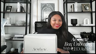 Aesthete By Cloth & Paper | Deluxe Lifestyle Subscription Box Unboxing | First Box