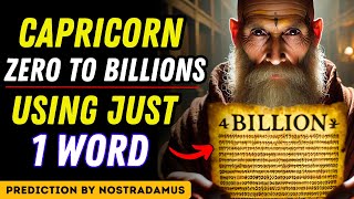 Capricorn Will Be Rich 💰 From Zero to Billions by Repeating One Word for 12 Days! | Dharma Explained