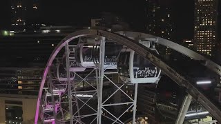 SkyView Atlanta back up and spinning after lightning strike