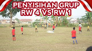 Sepak bola RW 1 VS RW 4 | Penyisihan Grup