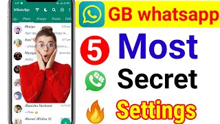 gb Whatsapp hidden most 5  important settings & Features 2023 | Tech Boi 0.1