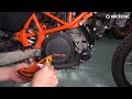 nicecnc how to install an engine clutch cover protection on ktm 690