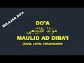 DOA MAULID AD DIBAI ARAB LATIN TERJEMAHAN