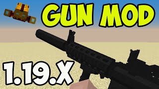 Minecraft GUN mod 1.19.4 - How download and install Guns mod (with datapack)