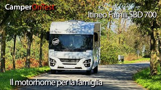 Itineo Famili SBD 700: un motorhome per la famiglia, con sei posti e dal prezzo invitante