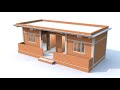 small home design 2 bedroom under 4 lacks. 2 bedrooms village house design with 3d planning ideas