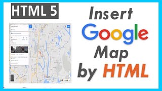 How to Insert Google Map in Website Using html in Hindi 2020 | Add Google Map Using HTML