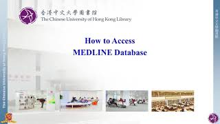 How to Access MEDLINE (Ovid)