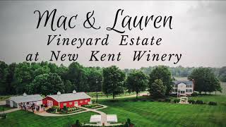 Mac & Lauren - Vineyard Estate at New Kent Winery - Gig Log with Bobby B Entertainment