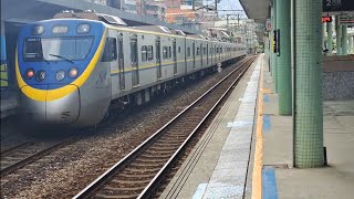 4148次北湖發車經由宜蘭線開往蘇澳的EMU811+EMU812微笑號區間車