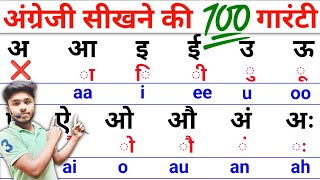 इंग्लिश पढ़ना लिखना कैसे सीखें? How to Learn English | Angreji Padhna Kaise Sikhe/इंग्लिश पढ़ना सीखे