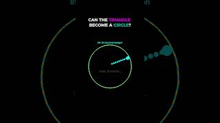 Can the Triangle become a Circle? #satisfying #simulation #coding #short