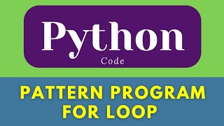python pattern program in different way | #shorts #tutorial #shortsvideo #education #learnpython