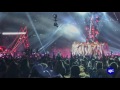 Lady Gaga's Super Bowl halftime performance from the field