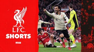 Reds appreciating Salah’s hat-trick at Old Trafford #shorts