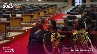 AU Media Fellows Visit:The Pan-African Parliament to learn about African Development and Integration