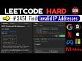 LeetCode HARD 3451: Find Invalid IP Addresses | SQL REGEX Trick Every Data Scientist Should Know