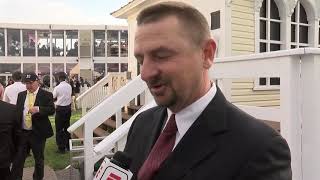 Horse Racing Preakness Reaction | Rombauer's trainer on Preakness upset victory