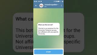 How To Join UNISA Groups On Telegram Using Telegram Bot