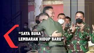 Potret Aprilio Peluk KSAD Andika, Saya Buka Lembaran Hidup Baru