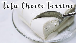 How to make creamy tofu cheese terrine No Bake 无需烤箱的甜品 制作豆腐乳酪砖