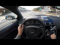 2009 aston martin dbs manual pov test drive by tedward binaural audio