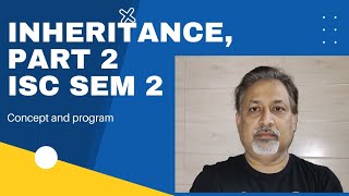 inheritance in java | class 12 | ISC | semester 2 | program on inheritance