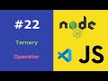 JavaScript for Beginners #22 The Ternary (Conditional) Operator | Conditional Statements