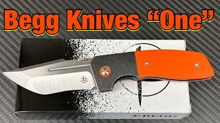 Begg Knives  “One”  JVO \u0026 Kirby Lambert design !