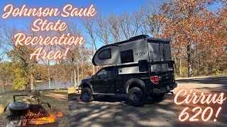 Johnson Sauk Recreation Area in the Cirrus 620! Wine-Braised Pork Roast over a Campfire!