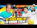 My Father Broke 58 Winning Streak Prank Gone Wrong 💔 - Garena Free Fire Max