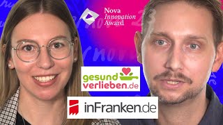 Nominiert für den Nova Innovation Award 2023: Gesund-verlieben.de von inFranken