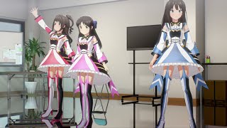 【スタマスmod髪型、衣装変更】 【ミラー床】IDOL☆HEART ・橘ありす・渋谷凛・島村卯月