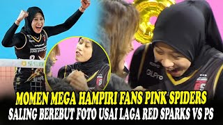 TETAP RENDAH HATI😍MEGAWATI KAGET MELIHAT FANS PINK SPIDERS YANG PANGGIL2 NAMANYA USAI AKSI EPIC RS