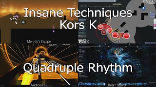 Quadruple Rhythm - Kors K - Insane Techniques