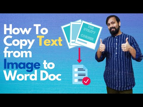 How to copy text from image to Word document Windows 10