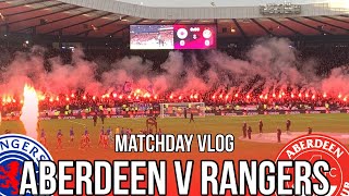 ACTION!!! | Rangers Vs Aberdeen | Matchday Vlog | Hampden Park | Viaplay cup semi finals
