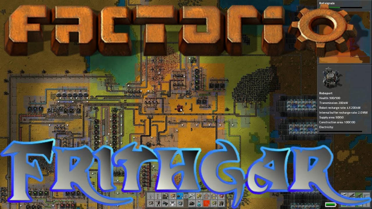 Factorio 27 Logistics Robots Youtube