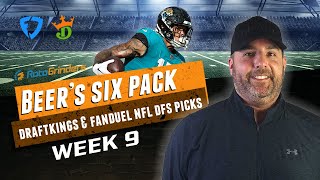 DRAFTKINGS & FANDUEL NFL PICKS WEEK 9 - DFS 6 PACK