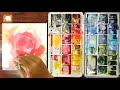 5 minute how to paint red rose no.3 watercolor painting step by step watercolor tutorial