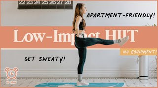 20-MIN Low-Impact FULL-BODY HIIT Workout (No Equipment + No Jumping)