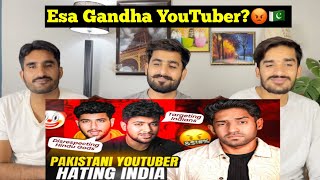 PAK REACT TO PAKISTANI YOUTUBER HATING INDIANS & HINDU GODS!