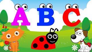 ABC SONG|ALPHABET FOR KIDS|LEARNING ALPHABET|CAT AND DOG|PHONICS SONG - KIDS PLAY SHOW