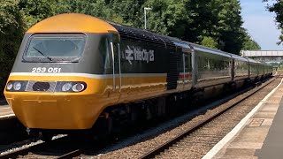 Crosscountry trains at Highbridge and Burnham - Saturday 16th July 2022 (including IC livery 43184)