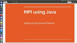 Setup Eclipse for MPI using Java